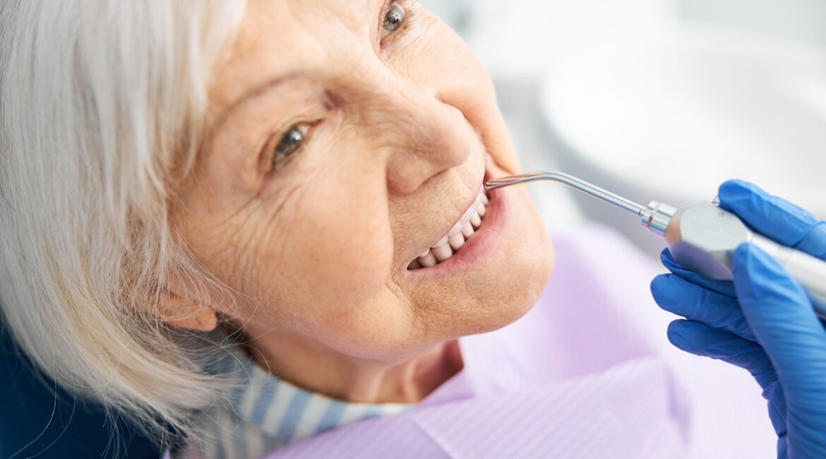 patient at the dentist