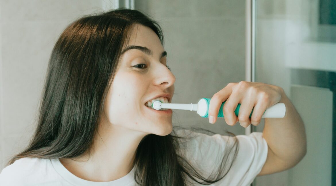 Brushing teeth