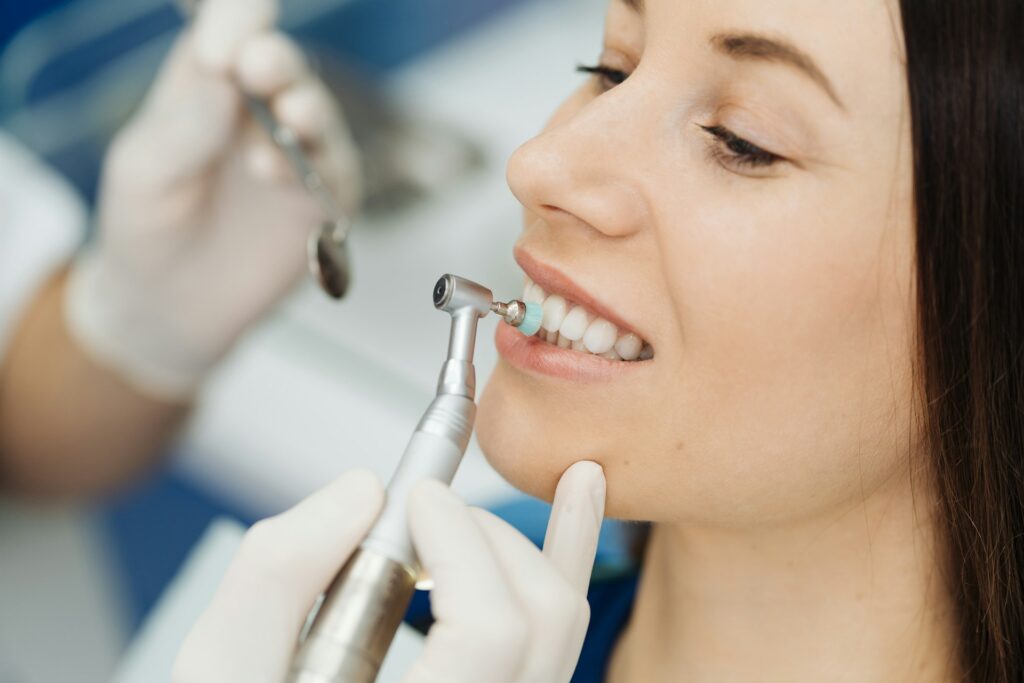 Healthy teeth before cosmetic bonding or veneer planning